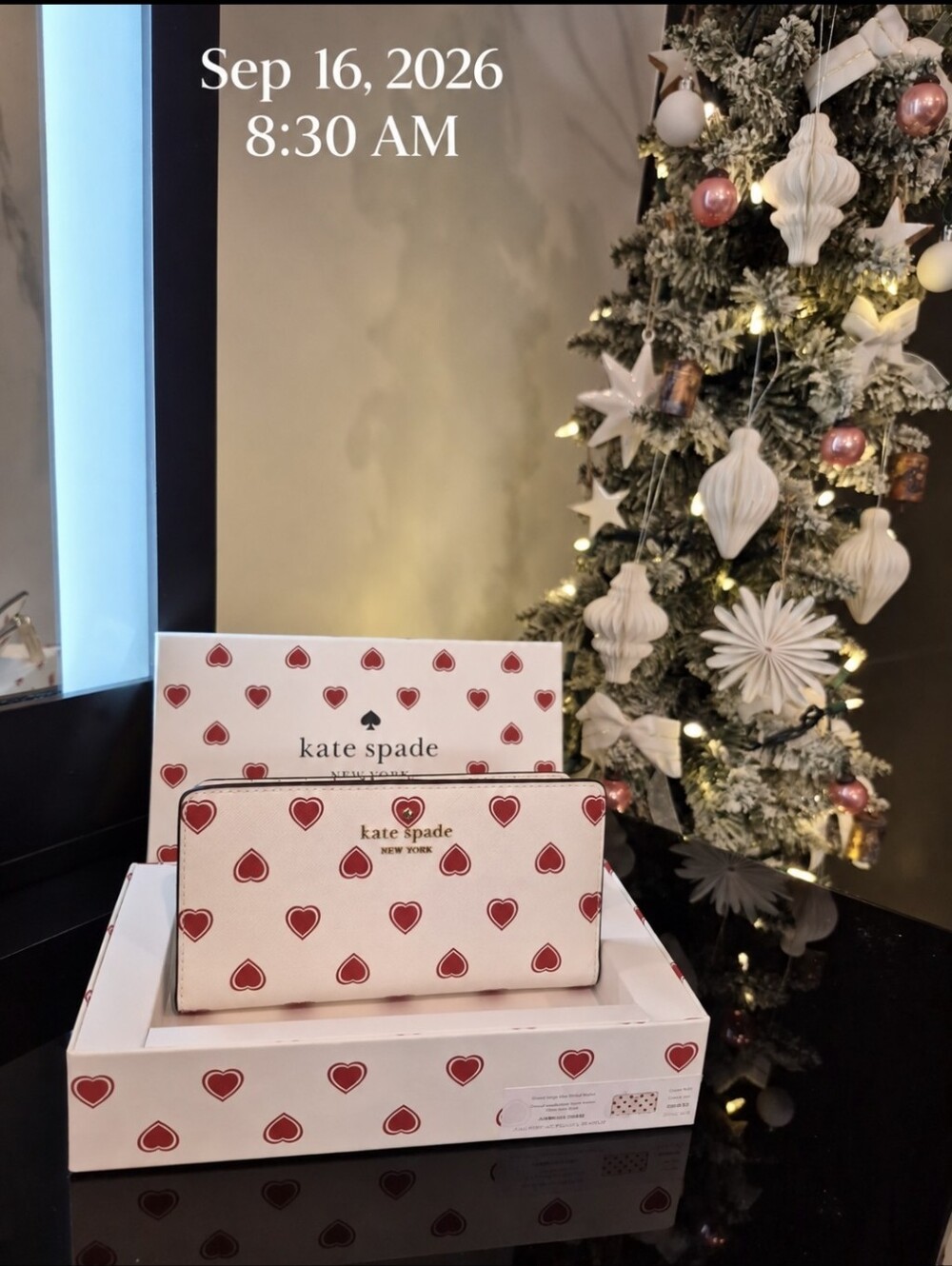 Kate Spade New York Madison Boxed Large Slim Bifold Wallet, RARE